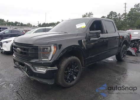 2022 Ford F-150 Platinum z USA, uszkodzony, nr VIN 1FTFW1E51NFB76756